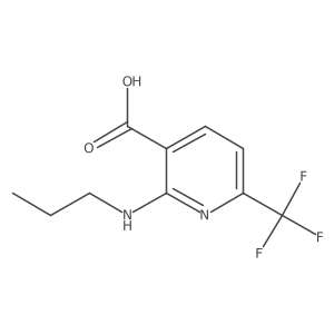 2-(Propylamino)-6-(trifluoromethyl)nicotinic acid Structure