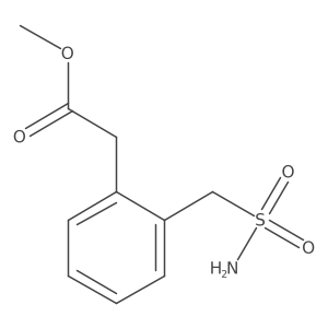 Methyl 2-[2-(sulfamoylmethyl)phenyl]acetate Structure