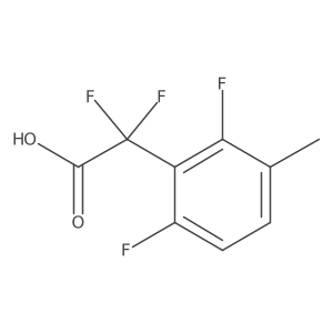 2-(2,6-Difluoro-3-methylphenyl)-2,2-difluoroacetic acid Structure