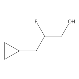3-Cyclopropyl-2-fluoropropan-1-ol Structure