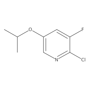 2-Chloro-3-fluoro-5-isopropoxypyridine Structure