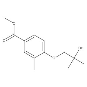 4-(2-Hydroxy-2-methylpropoxy)-3-methylbenzoic acid methyl ester结构式