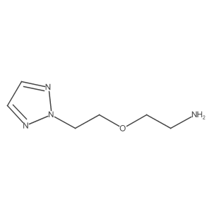 2-[2-(2H-1,2,3-Triazol-2-yl)ethoxy]ethan-1-amine结构式