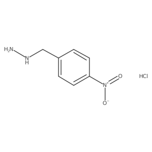 (4-Nitrobenzyl)hydrazine hydrochloride结构式