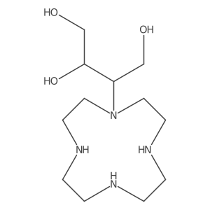 3-(1,4,7,10-Tetraazacyclododecan-1-yl)butane-1,2,4-triol结构式