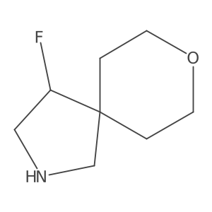 8-Oxa-2-azaspiro[4.5]decane, 4-fluoro-结构式