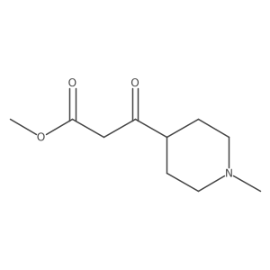 Methyl 3-(1-methylpiperidin-4-yl)-3-oxopropanoate Structure