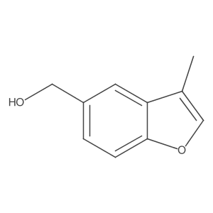 (3-Methyl-1-benzofuran-5-yl)methanol结构式