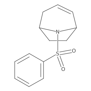 (1R,5S)-8-(phenylsulfonyl)-8-azabicyclo[3.2.1]oct-2-ene Structure