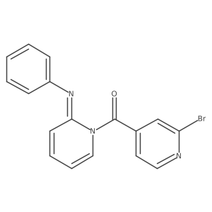 1-(2-bromopyridine-4-carbonyl)-N-phenyl-1,2-dihydropyridin-2-imine结构式