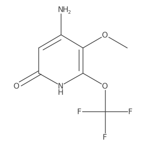 4-Amino-5-methoxy-6-(trifluoromethoxy)pyridin-2-ol Structure