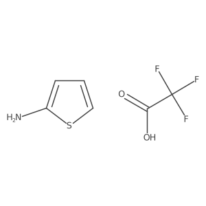 Thiophen-2-amine 2,2,2-trifluoroacetate结构式