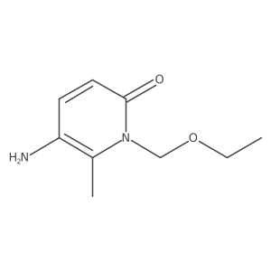 5-Amino-1-(ethoxymethyl)-6-methyl-1,2-dihydropyridin-2-one Structure