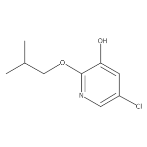 5-Chloro-2-(2-methylpropoxy)pyridin-3-OL结构式