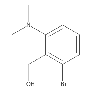 [2-Bromo-6-(dimethylamino)phenyl]methanol结构式