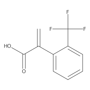 2-[2-(Trifluoromethyl)phenyl]prop-2-enoic acid结构式