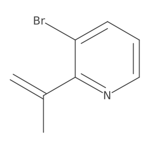 3-Bromo-2-(prop-1-EN-2-YL)pyridine Structure