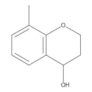 (4S)-8-methyl-3,4-dihydro-2H-1-benzopyran-4-ol Structure