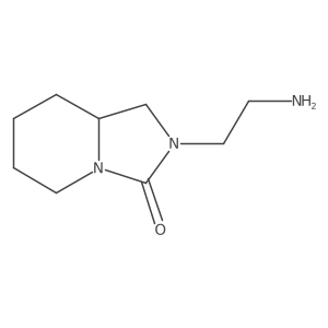 2-(2-Aminoethyl)-octahydroimidazolidino[1,5-a]pyridin-3-one Structure