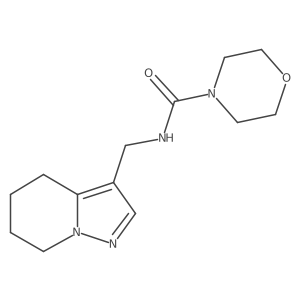 N-((4,5,6,7-tetrahydropyrazolo[1,5-a]pyridin-3-yl)methyl)morpholine-4-carboxamide Structure