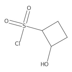 2-Hydroxycyclobutane-1-sulfonyl chloride Structure