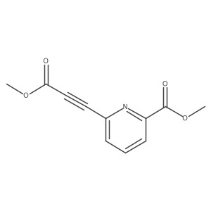 Methyl 6-(3-methoxy-3-oxoprop-1-yn-1-yl)pyridine-2-carboxylate Structure