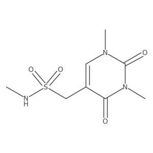 1-(1,3-dimethyl-2,4-dioxo-1,2,3,4-tetrahydropyrimidin-5-yl)-N-methylmethanesulfonamide结构式