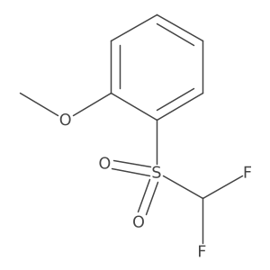 Difluoromethyl 2-methoxyphenyl sulphone Structure