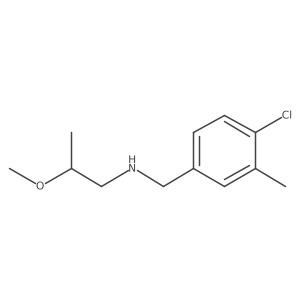 [(4-chloro-3-methylphenyl)methyl][(2S)-2-methoxypropyl]amine结构式