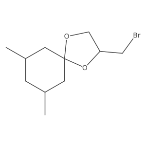 2-(Bromomethyl)-7,9-dimethyl-1,4-dioxaspiro[4.5]decane Structure