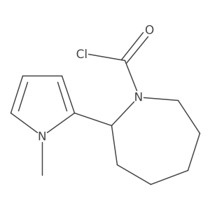 2-(1-methyl-1H-pyrrol-2-yl)azepane-1-carbonyl chloride结构式