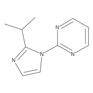 2-(2-Propan-2-ylimidazol-1-yl)pyrimidine Structure