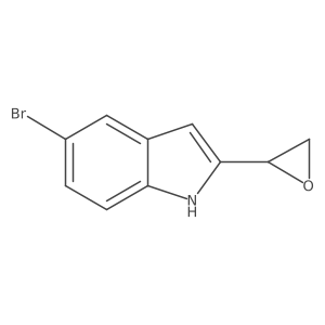 5-bromo-2-[(2R)-oxiran-2-yl]-1H-indole Structure
