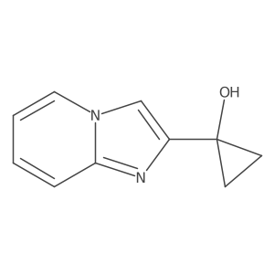 1-{Imidazo[1,2-a]pyridin-2-yl}cyclopropan-1-ol Structure