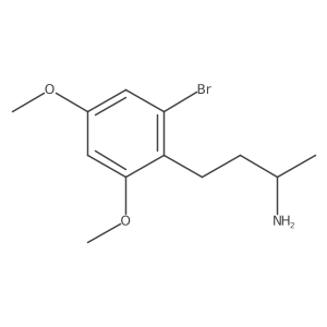 4-(2-Bromo-4,6-dimethoxyphenyl)butan-2-amine Structure
