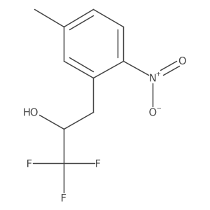 1,1,1-Trifluoro-3-(5-methyl-2-nitrophenyl)propan-2-ol Structure