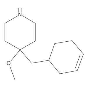 4-[(Cyclohex-3-en-1-yl)methyl]-4-methoxypiperidine Structure