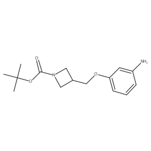 3-(3-Aminophenoxymethyl)-azetidine-1-carboxylic acid tert-butyl ester Structure