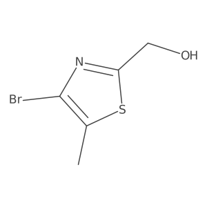 4-Bromo-5-methyl-2-thiazolemethanol结构式