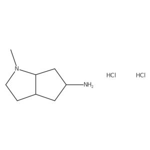 1-Methyloctahydrocyclopenta[b]pyrrol-5-amine dihydrochloride Structure