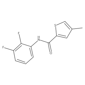N-(2,3-difluorophenyl)-4-methylthiophene-2-carboxamide结构式