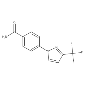 4-(3-Trifluoromethyl-pyrazol-1-yl)-benzamide Structure