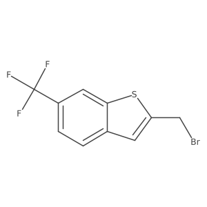 2-(Bromomethyl)-6-(trifluoromethyl)benzothiophene结构式