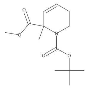 1-O-Tert-butyl 6-O-methyl 6-methyl-2,3-dihydropyridine-1,6-dicarboxylate结构式