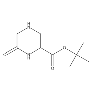 tert-butyl (2S)-6-oxopiperazine-2-carboxylate结构式