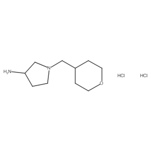 1-[(Oxan-4-yl)methyl]pyrrolidin-3-amine dihydrochloride Structure