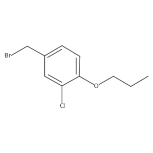 4-Bromomethyl-2-chloro-1-propoxybenzene Structure