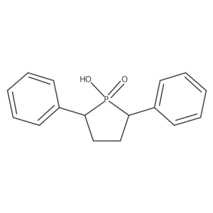 rel-(2R,5S)-1-hydroxy-2,5-diphenylphospholane 1-oxide结构式