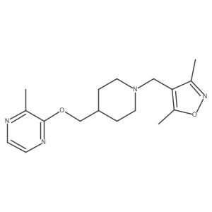 2-({1-[(3,5-Dimethyl-1,2-oxazol-4-yl)methyl]piperidin-4-yl}methoxy)-3-methylpyrazine结构式