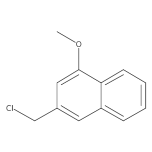 3-Chloromethyl-1-methoxy-naphthalene结构式